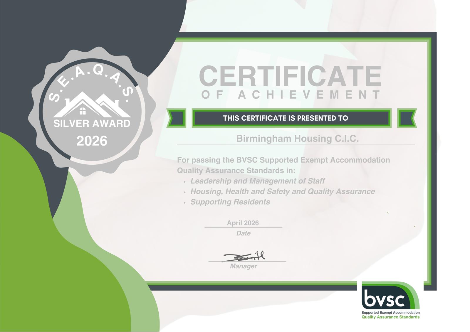 BSVC Silver